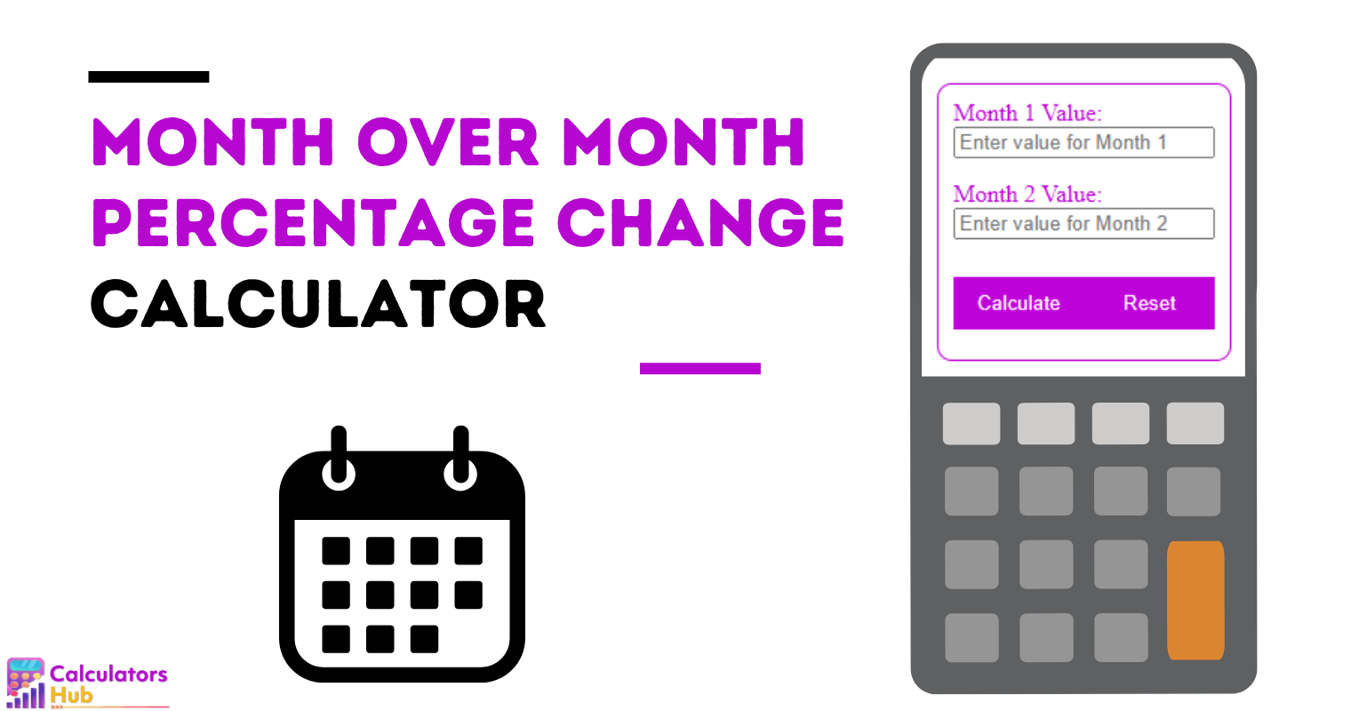 Calculadora de cambio porcentual mes tras mes