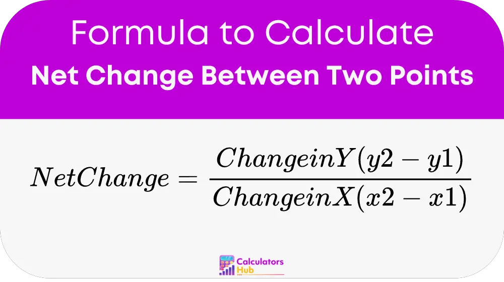 Net Change Between Two Points