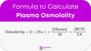 Plasma Osmolality Calculator Online