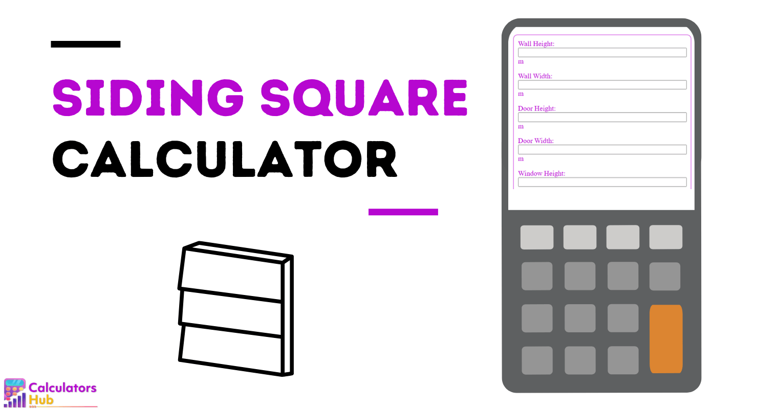 Siding Square Calculator