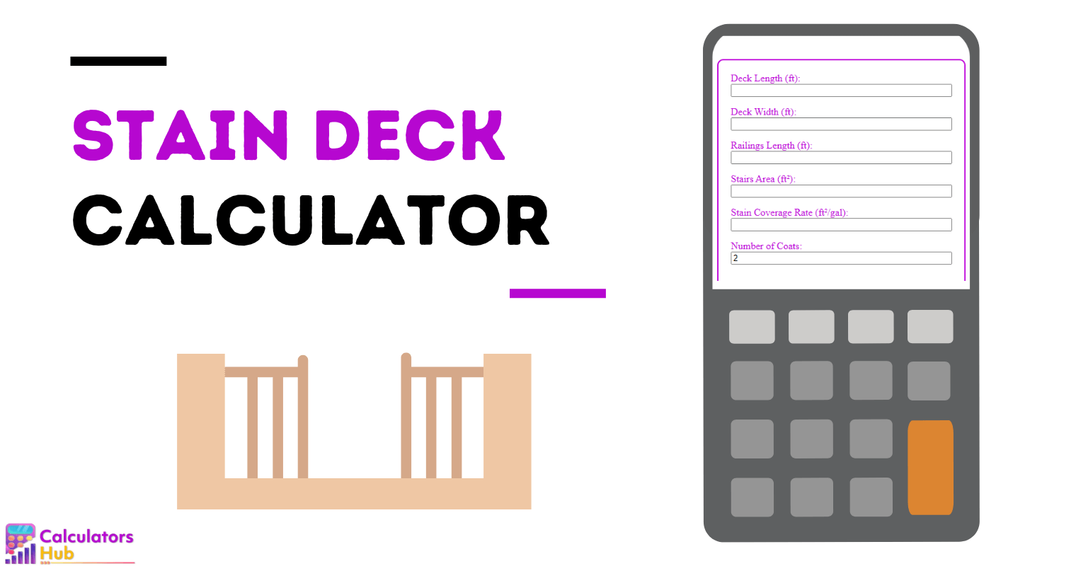 Stain Calculator Deck