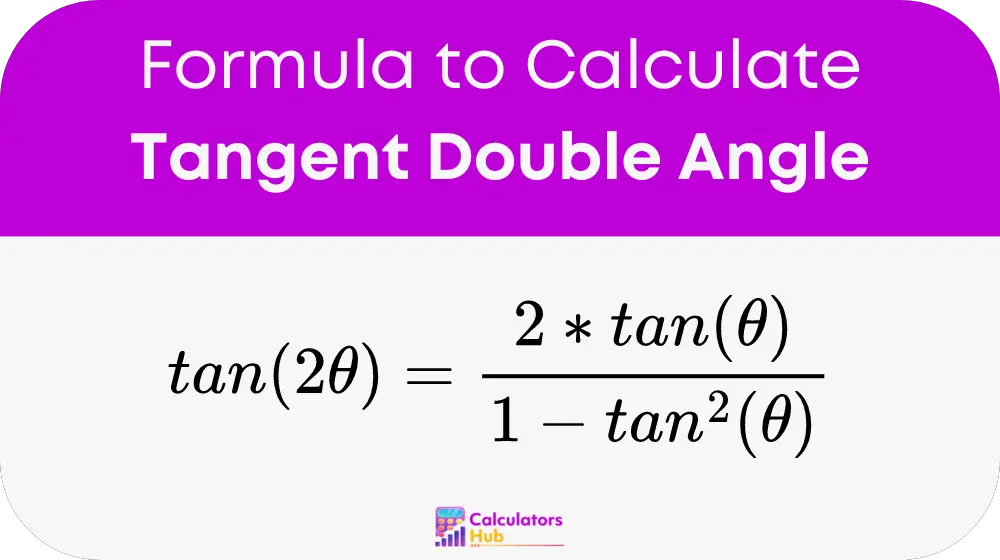 Tangent Double Angle Calculator Online