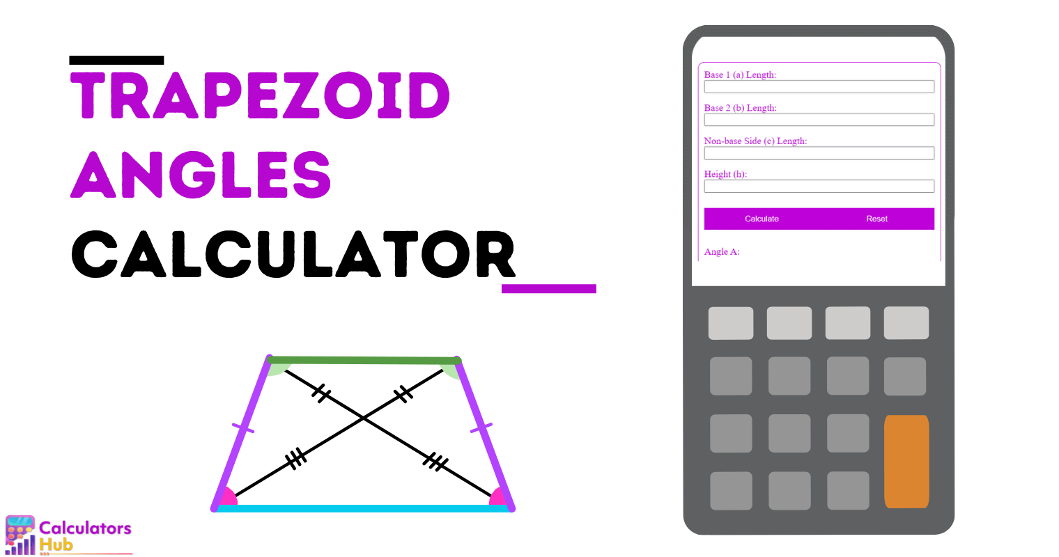 Trapezoid Angles Calculator