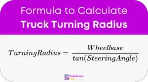 Truck Turning Radius Calculator Online