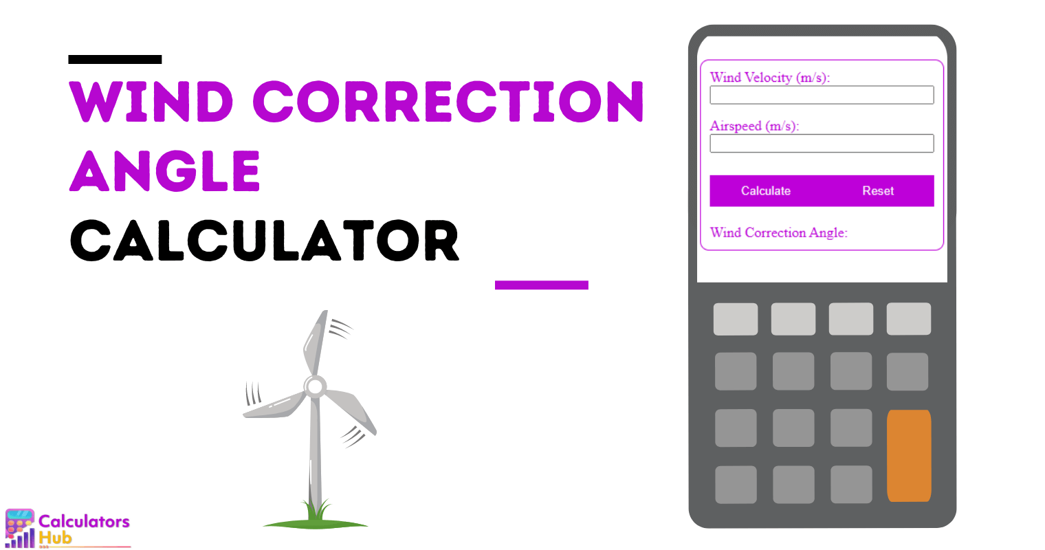 Wind Correction Angle Calculator