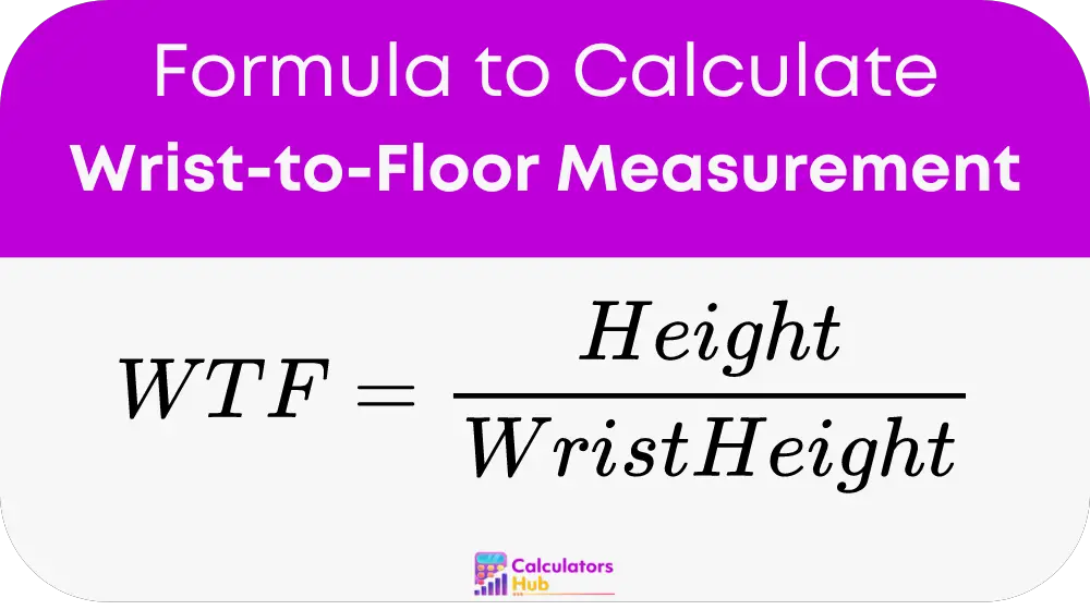 Wrist-to-Floor Measurement