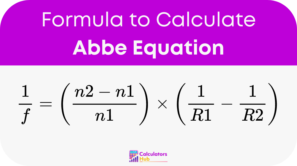 Abbe Equation