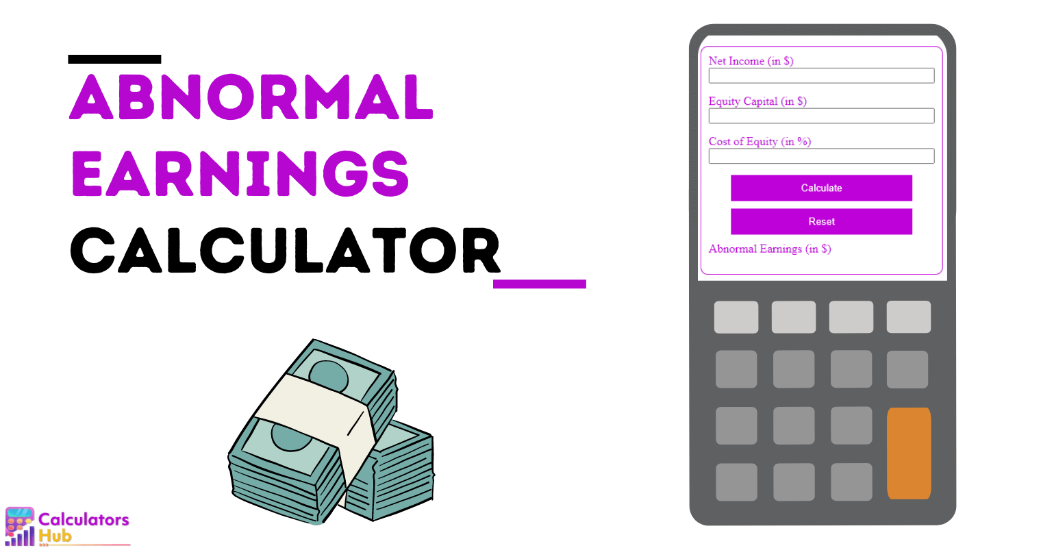 Abnormal Earnings Calculator