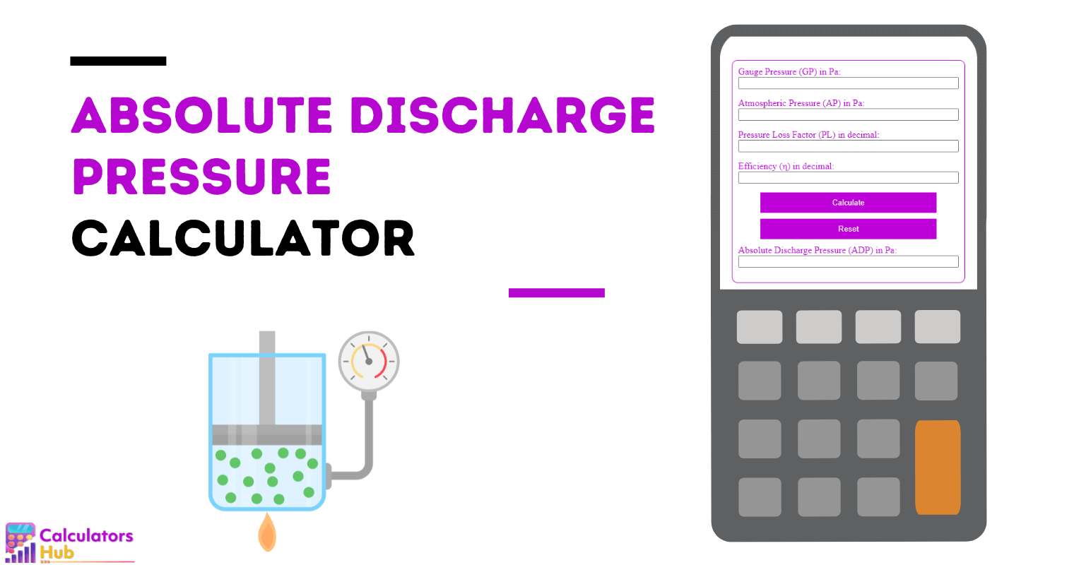 Absolute Discharge Pressure Calculator