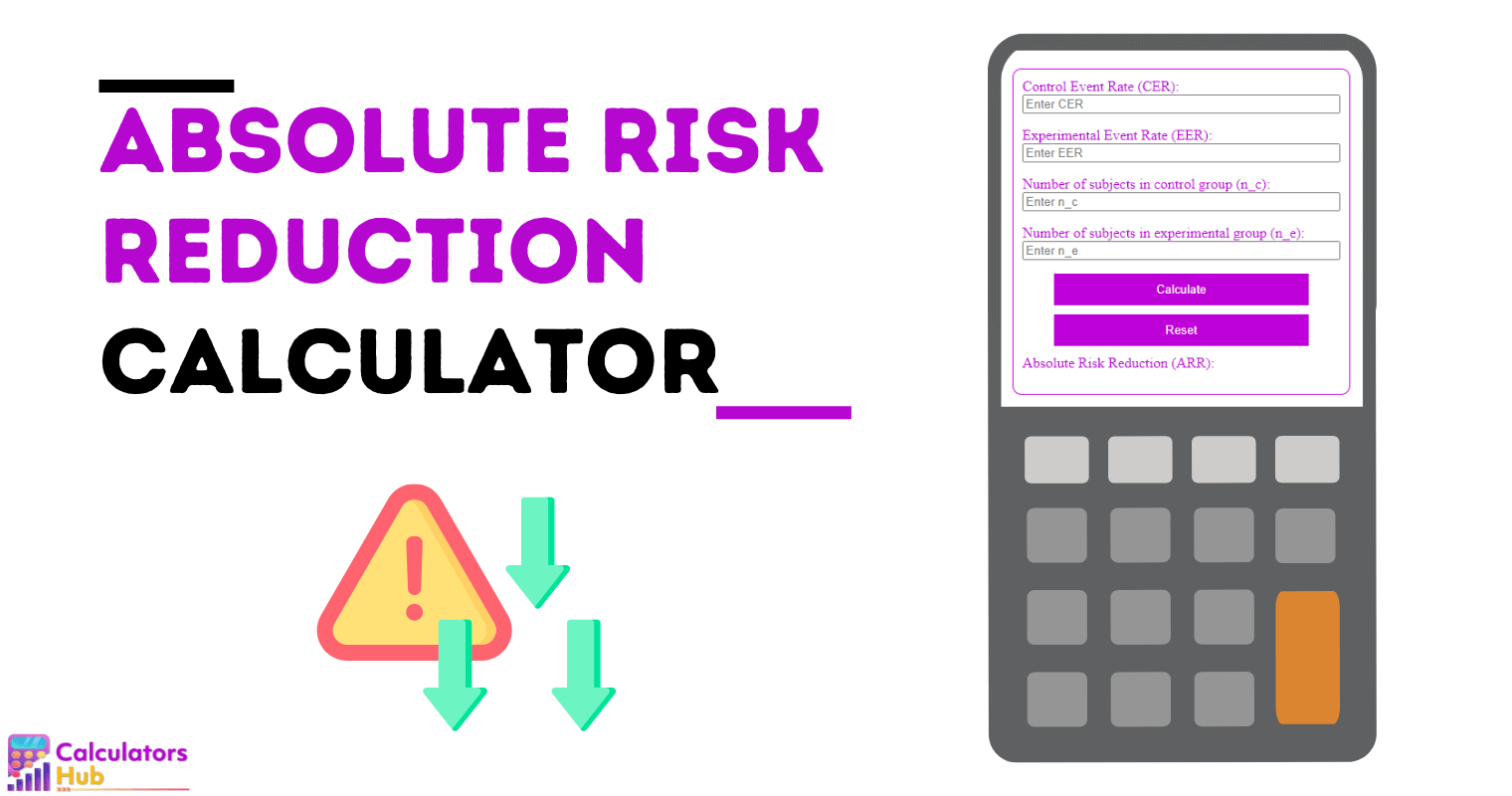 Absolute Risk Reduction Calculator