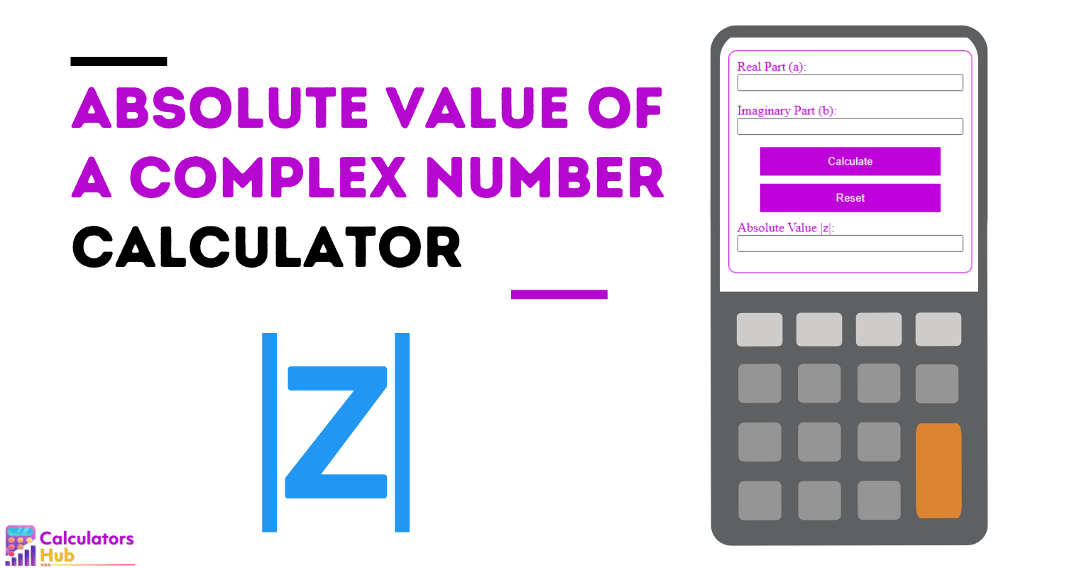 Absolute Value of a Complex Number Calculator