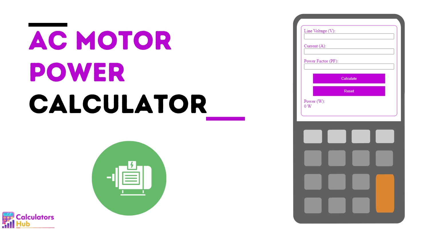 Ac Motor Power Calculator