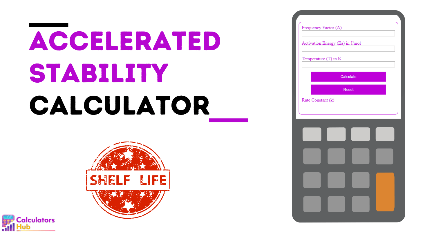 Accelerated Stability Calculator