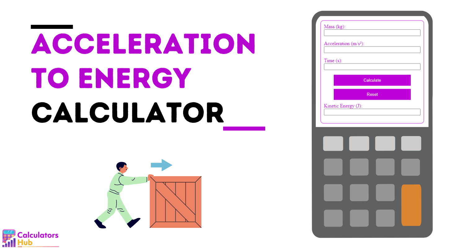 Acceleration to Energy Calculator