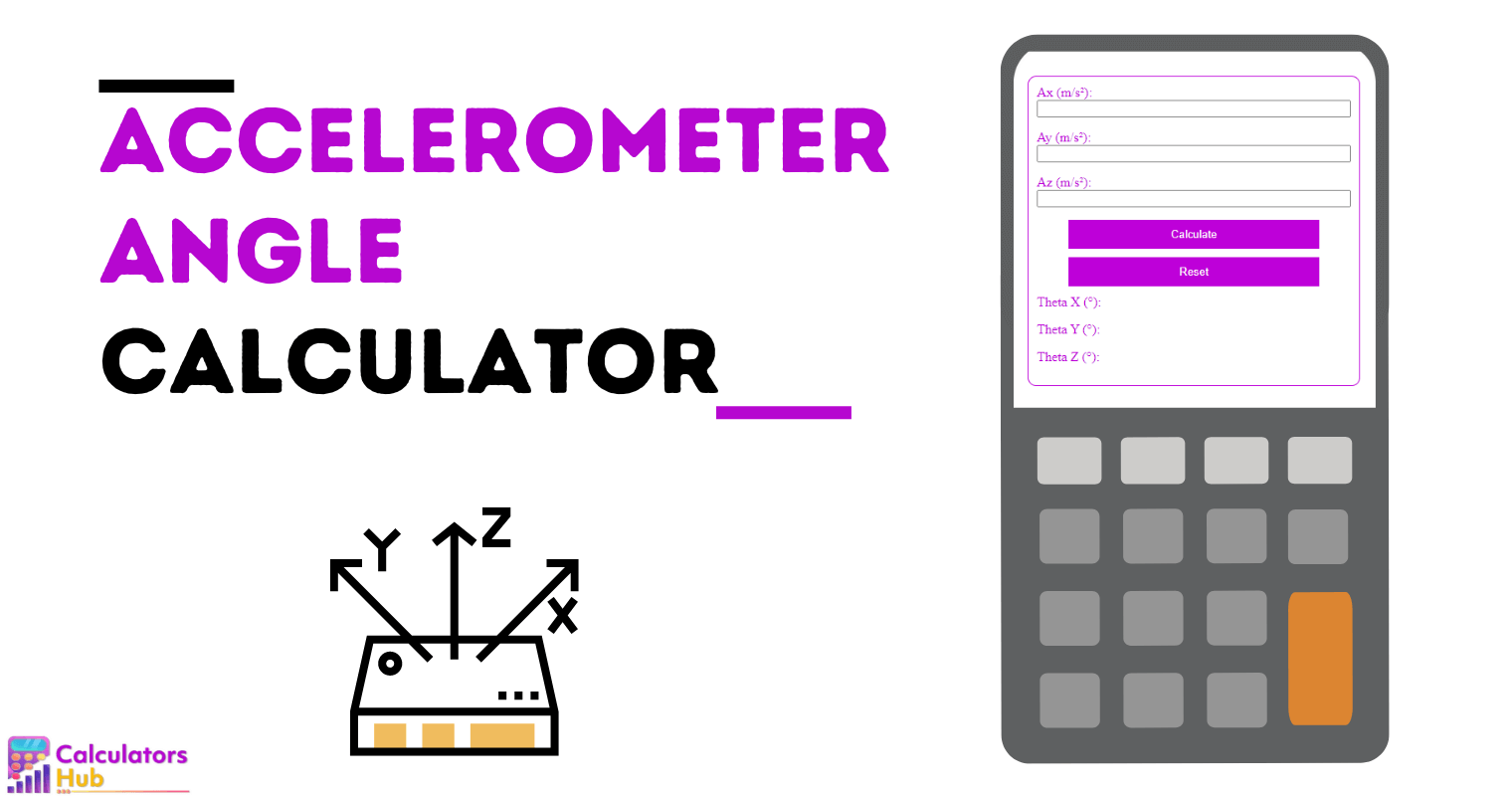 Accelerometer Angle Calculator
