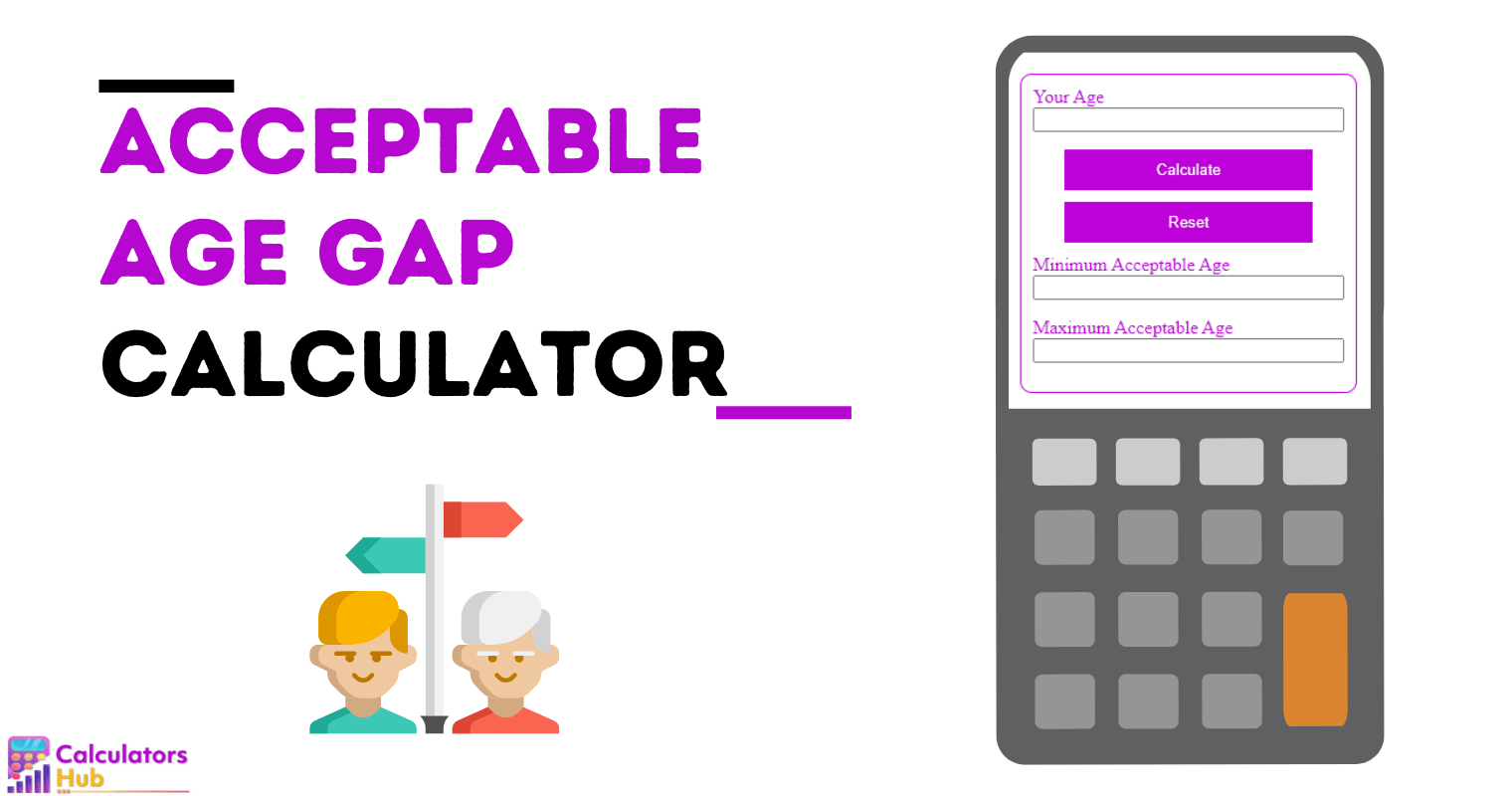 Acceptable Age Gap Calculator