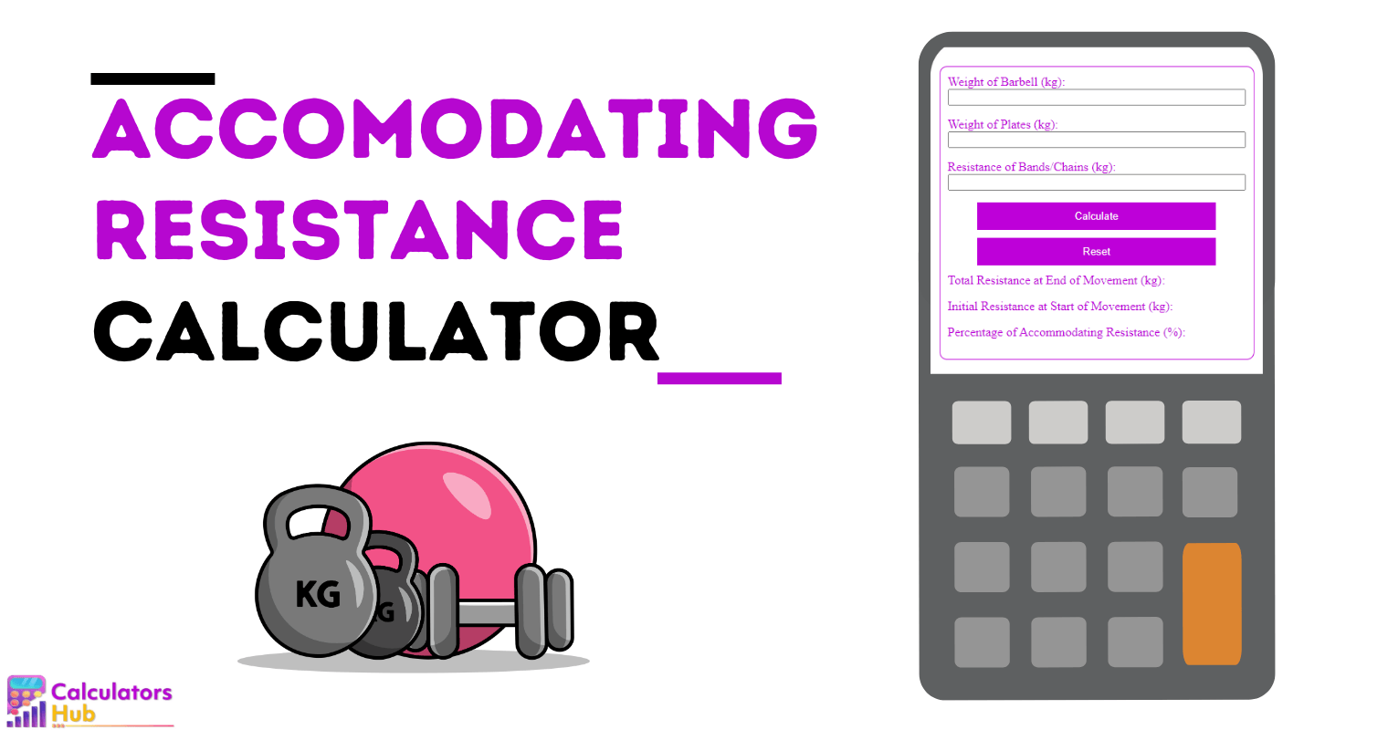 Accomodating Resistance Calculator