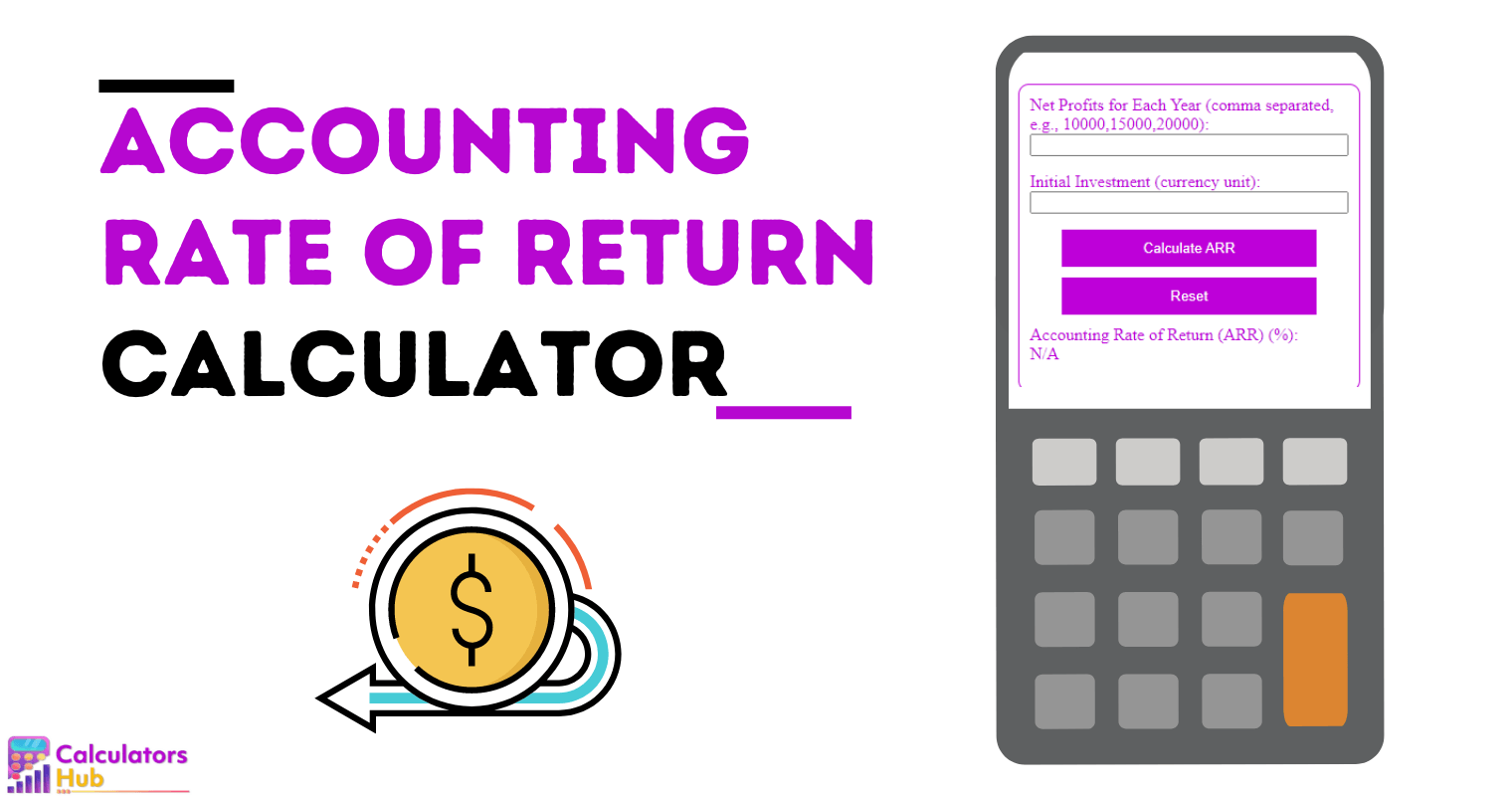 Accounting Rate of Return Calculator