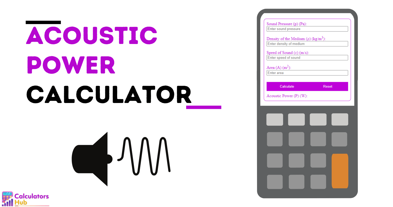 Acoustic Power Calculator
