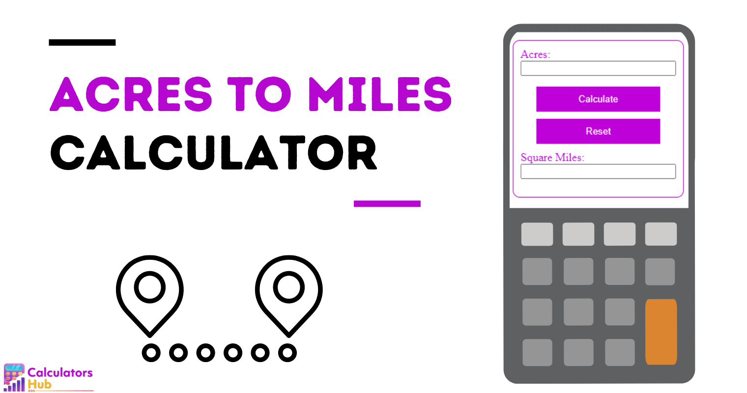 Acres To Miles Calculator