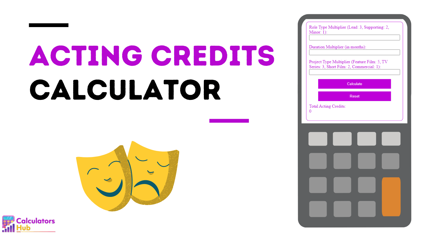 Acting Credits Calculator