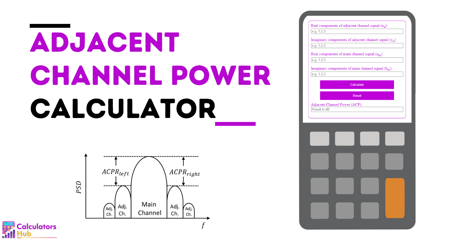 Adjacent Channel Power Calculator