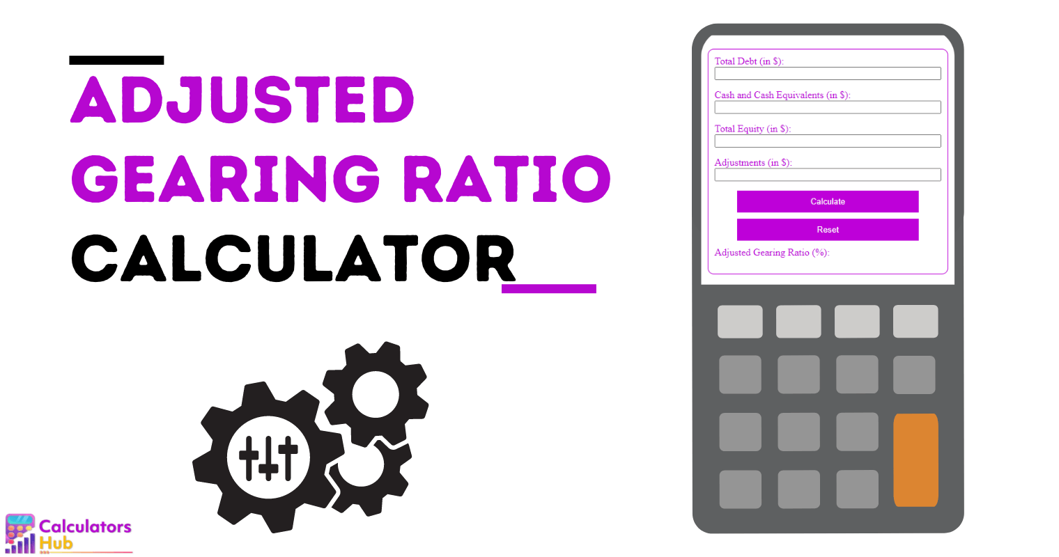 Adjusted Gearing Ratio Calculator