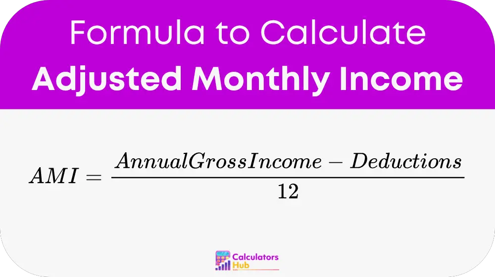 Adjusted Monthly Income