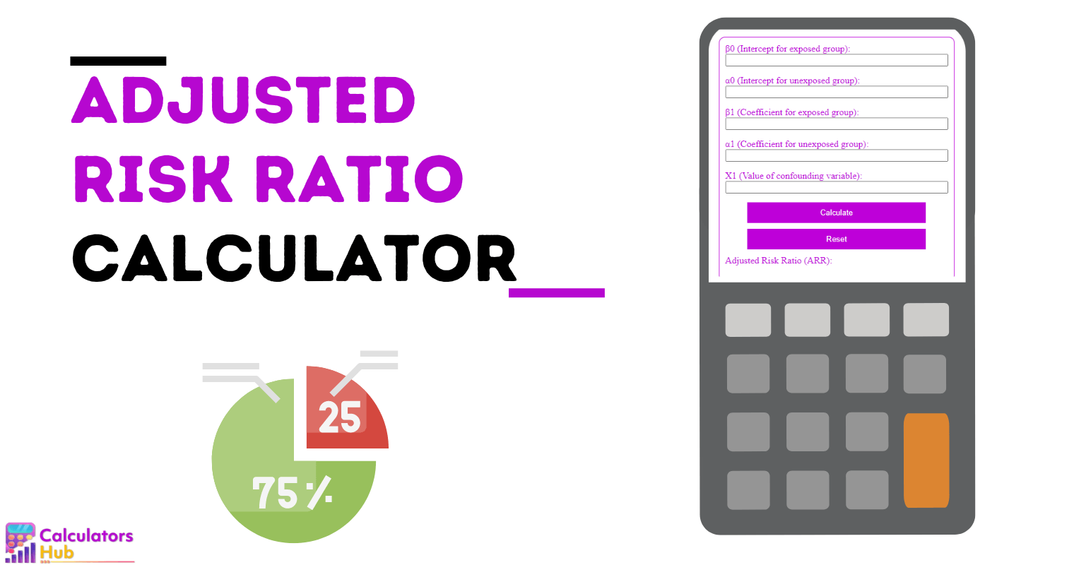 Adjusted Risk Ratio Calculator