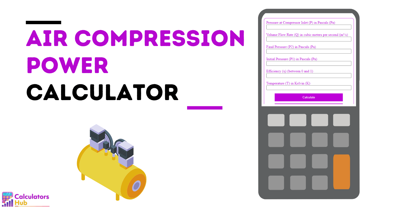 Air Compression Power Calculator