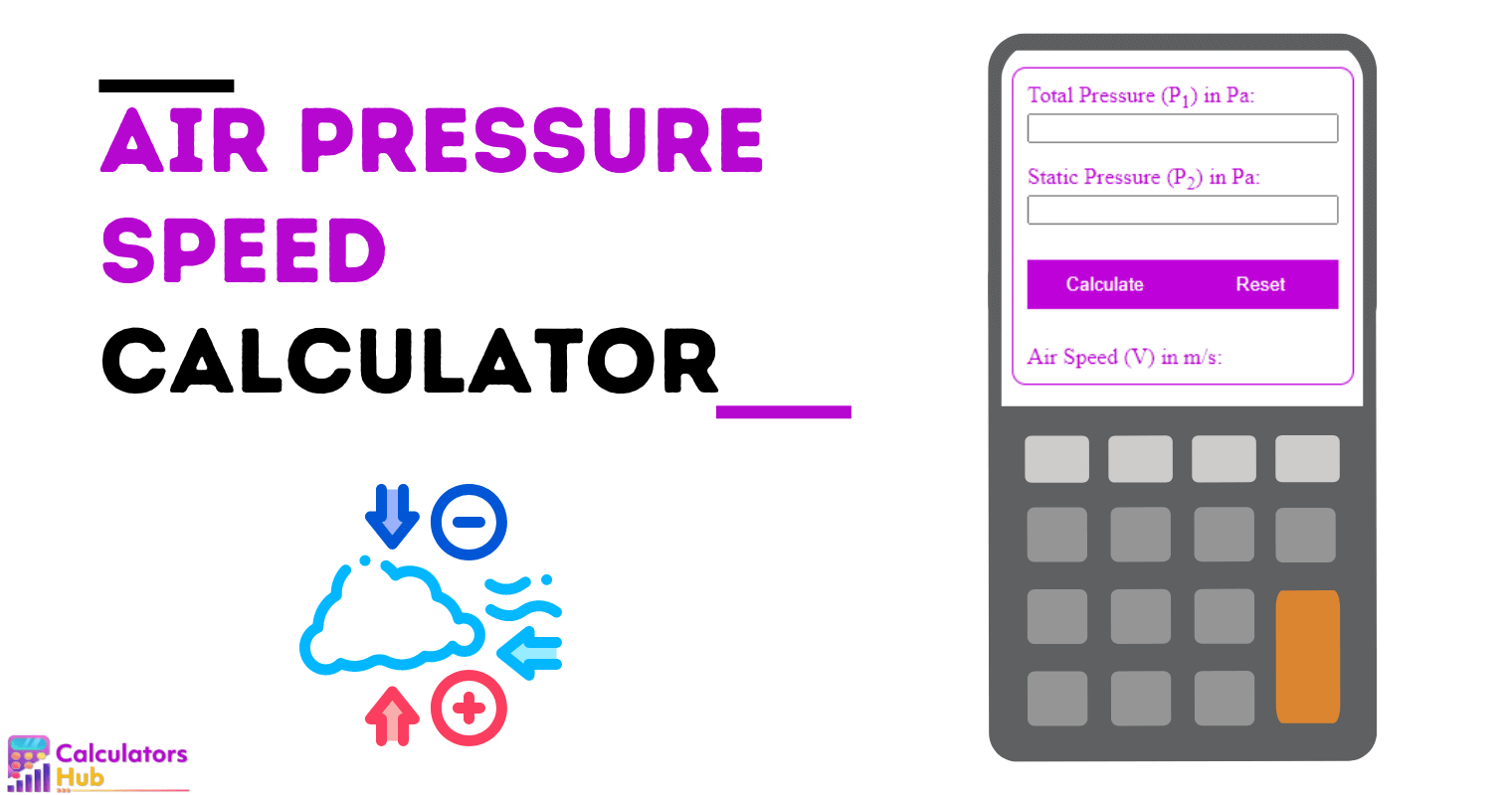 Air Pressure Speed Calculator
