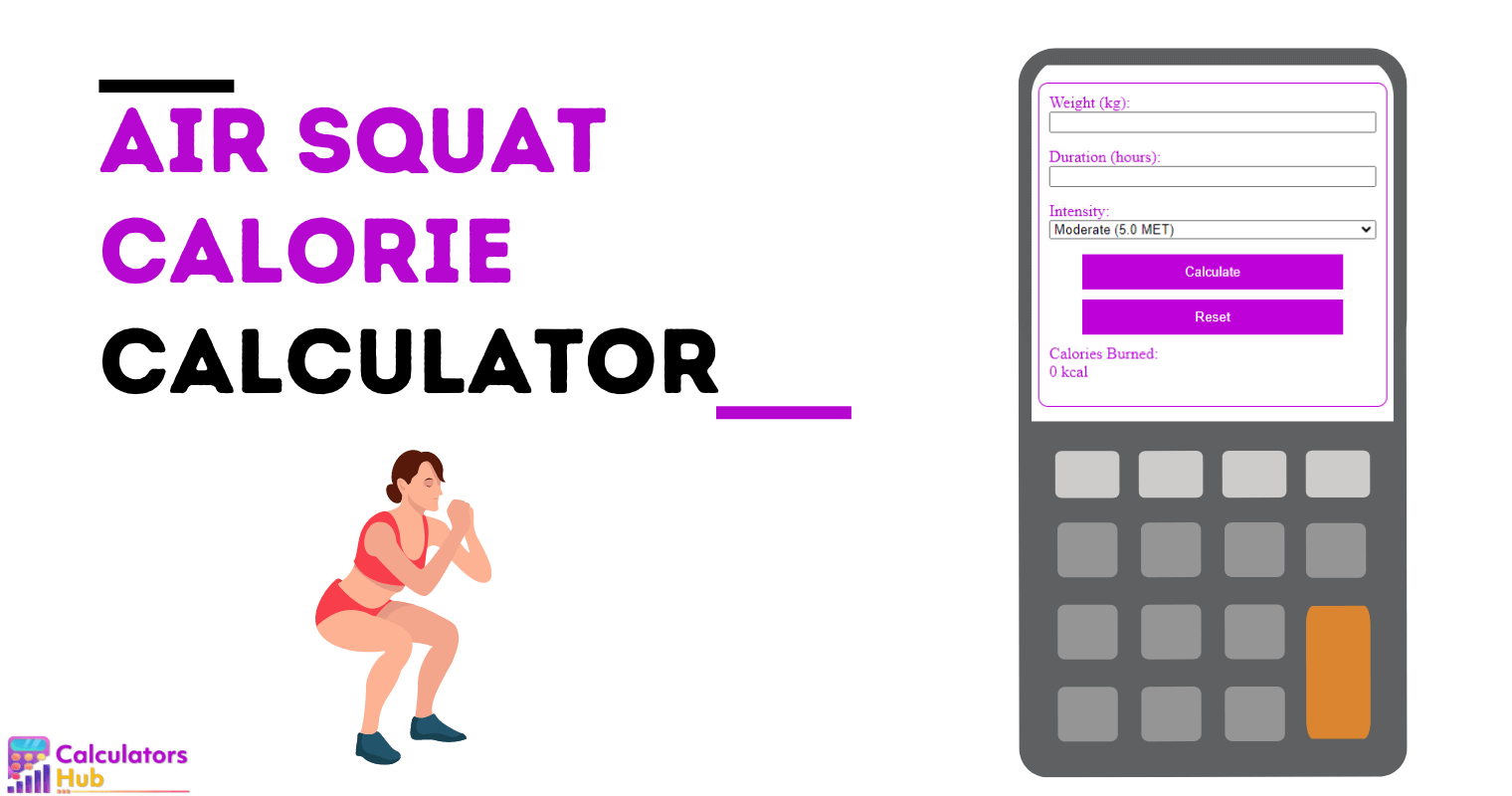 Air Squat Calorie Calculator