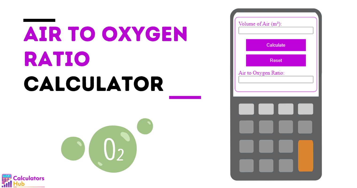Air To Oxygen Ratio Calculator