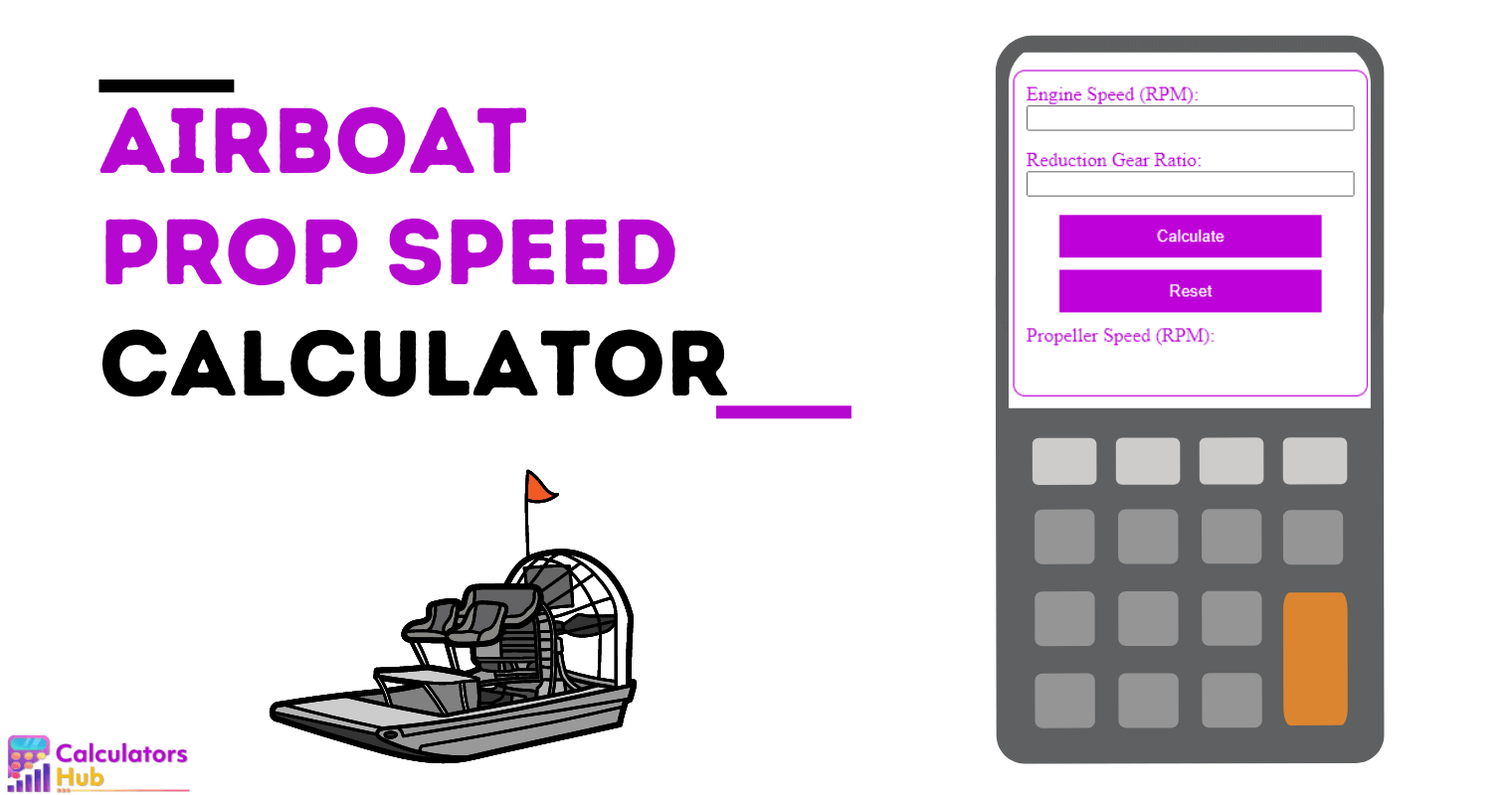 Airboat Prop Speed Calculator