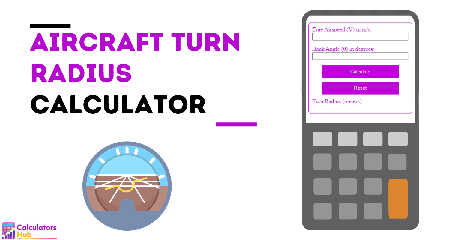 Aircraft Turn Radius Calculator