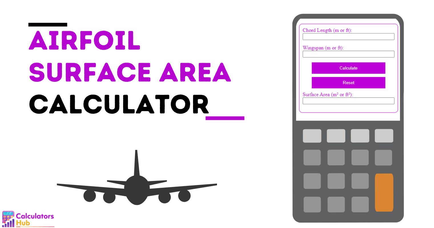 Airfoil Surface Area Calculator