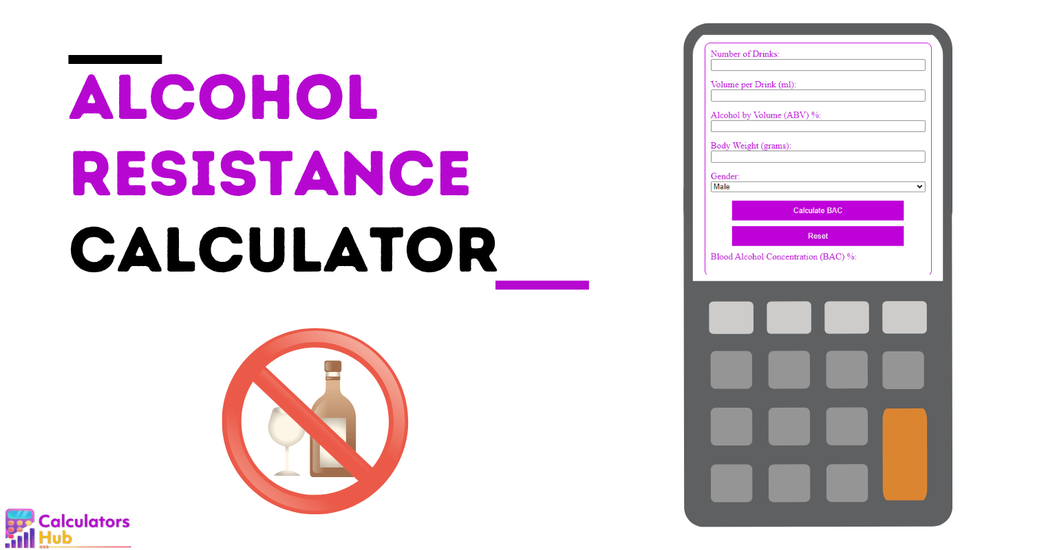 Alcohol Resistance Calculator