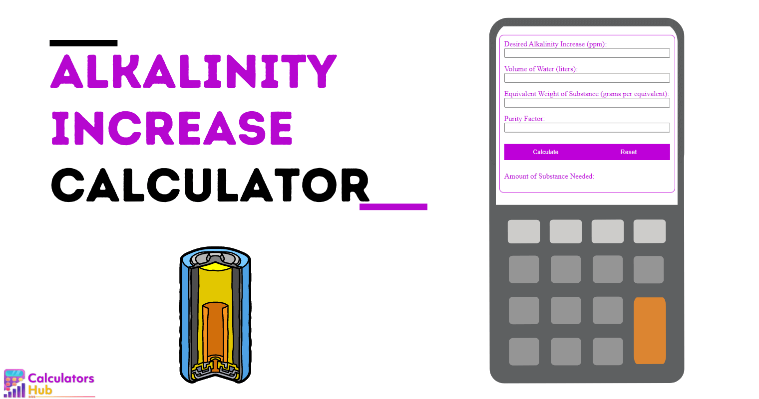 Alkalinity Increase Calculator