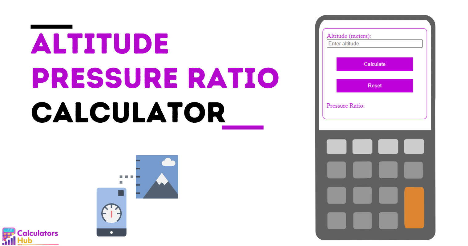 Altitude Pressure Ratio Calculator