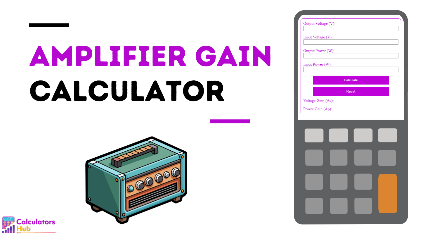 Amplifier Gain Calculator