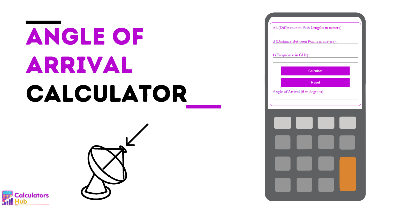 Angle Of Arrival Calculator