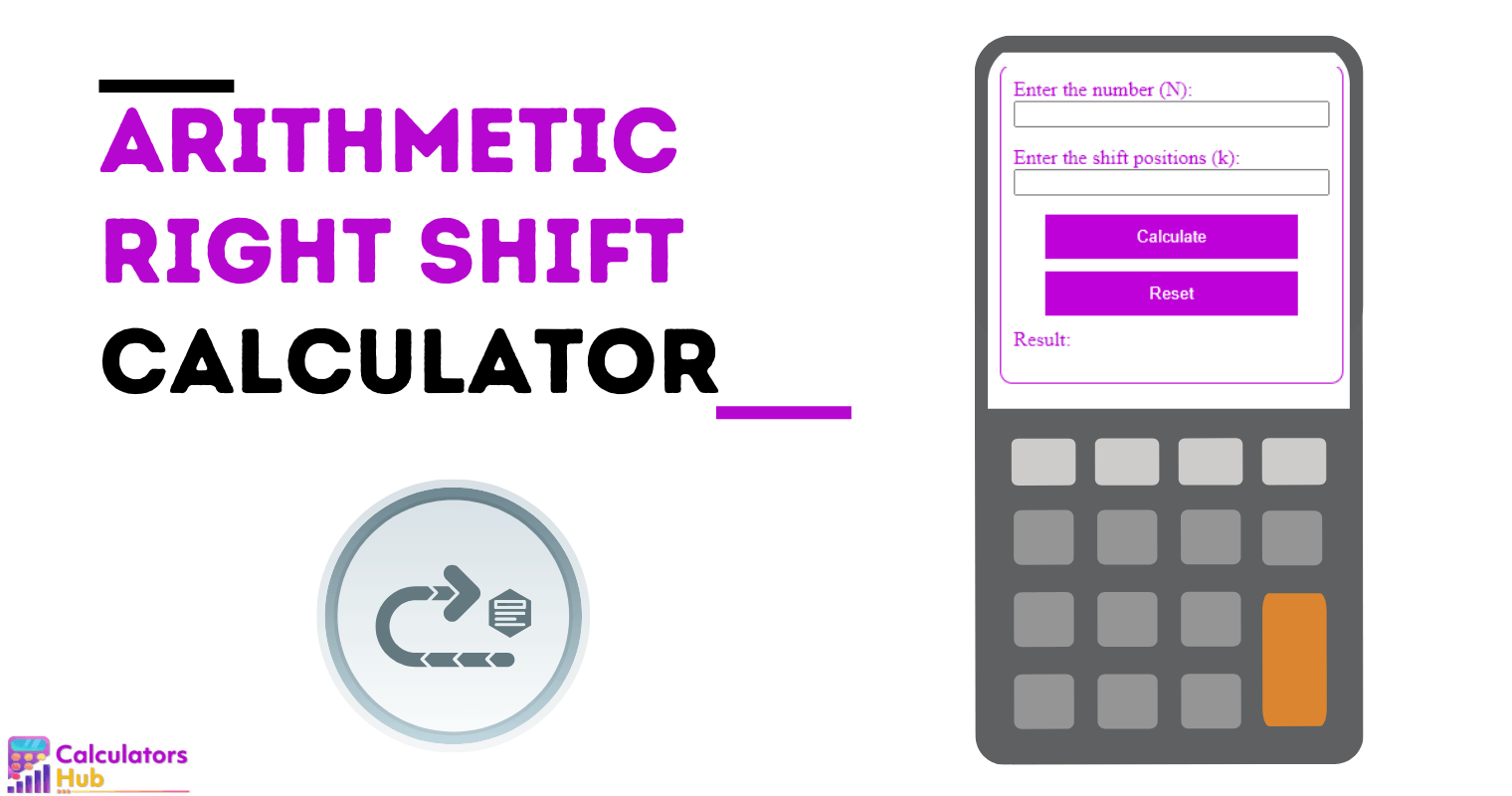 Arithmetic Right Shift Calculator