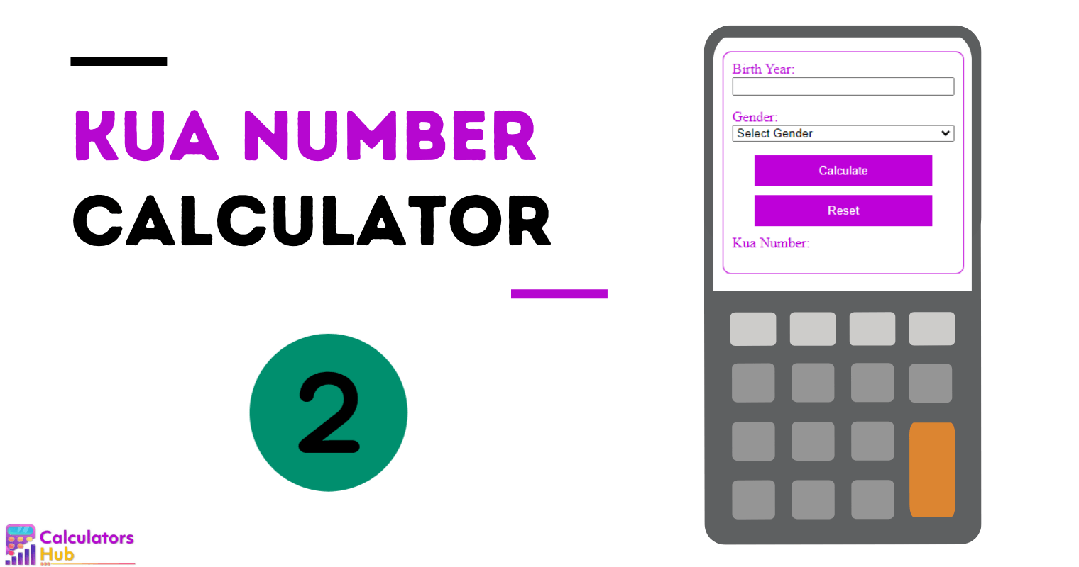 Kua Number Calculator