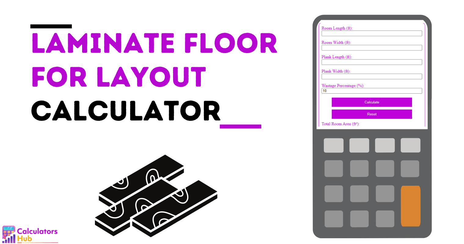 Calculadora de piso laminado para layout