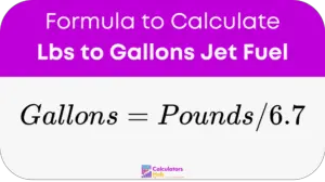 Lbs to Gallons Jet Fuel Calculator Online