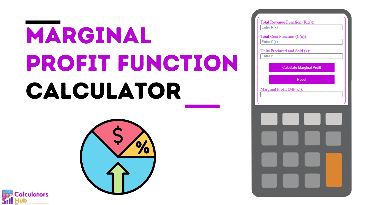 Calculadora de función de beneficio marginal