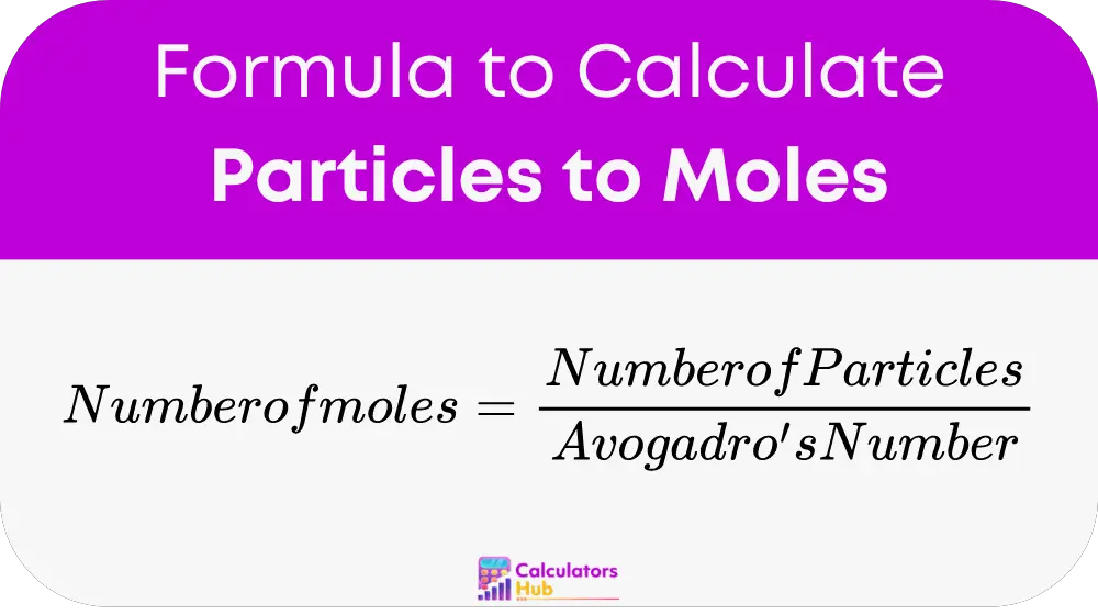 Particles to Moles