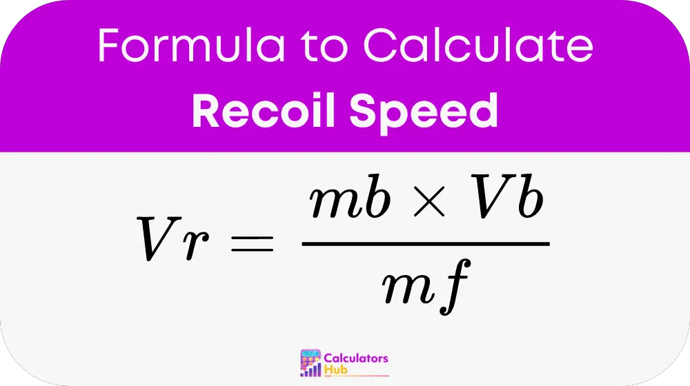 Recoil Speed Calculator Online