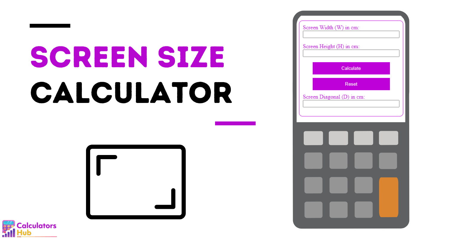 Screen Size Calculator