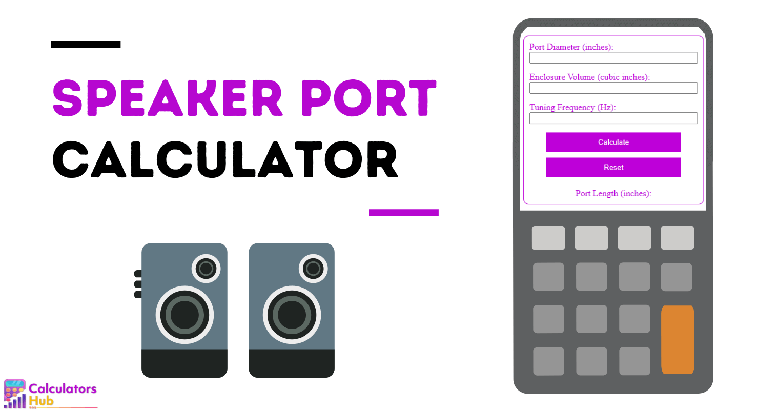 Speaker Port Calculator